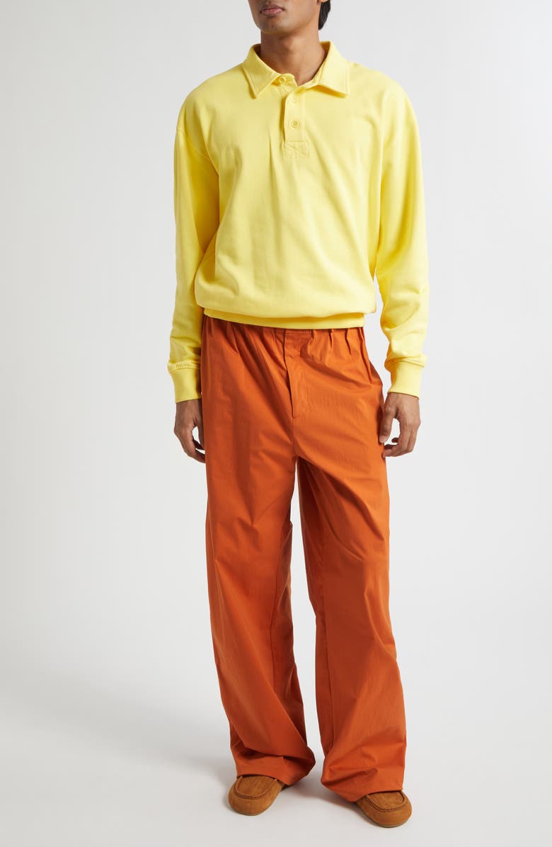 JW Anderson Rugby Long Sleeve Polo Sweatshirt, Alternate, color,