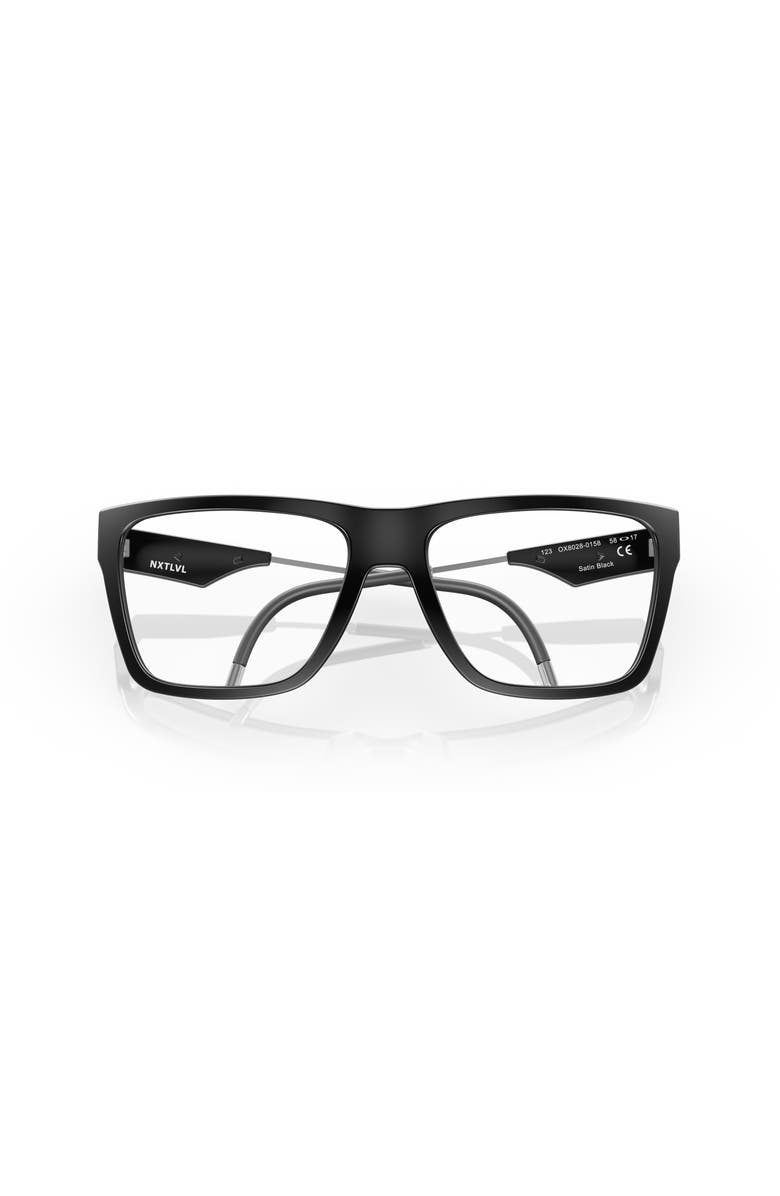 Oakley 58mm Square optical glasses, Alternate, color, Black
