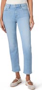 PAIGE Cindy High Waist Ankle Straight Leg Jeans