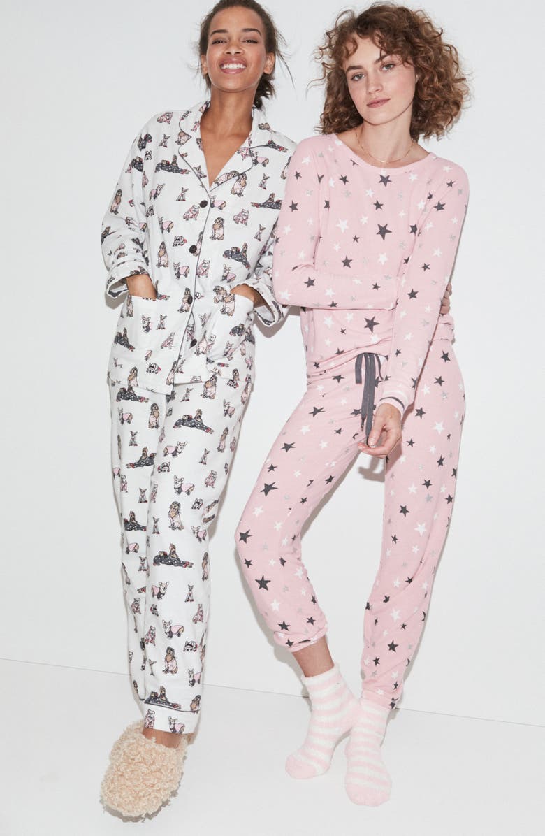 PJ Salvage Just Peachy Pajamas, Alternate, color, 