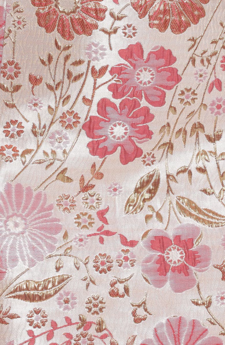 Petal & Pup Myah Floral Brocade Miniskirt, Alternate, color, Pink Floral