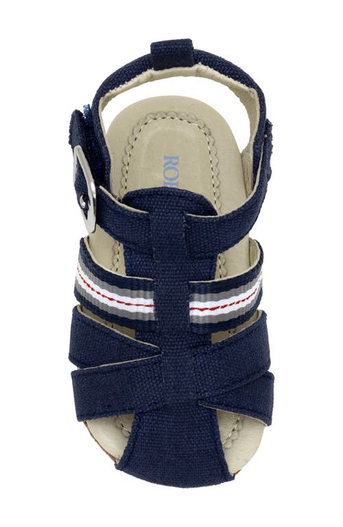 Shop Robeez ® Kids' Stuart Sandal In Navy