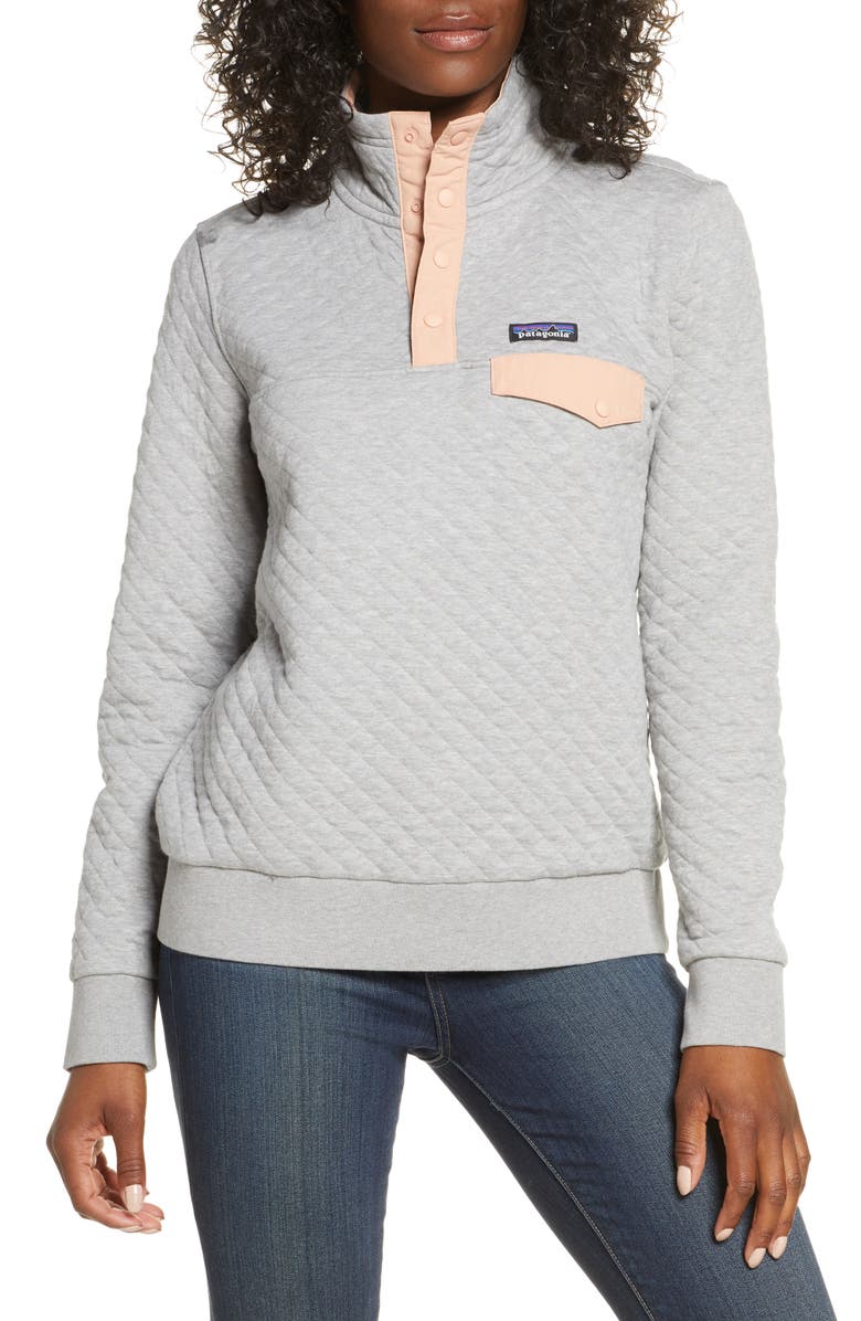 Patagonia Snap-T<sup>®</sup> Quilted Pullover, Main, color, 