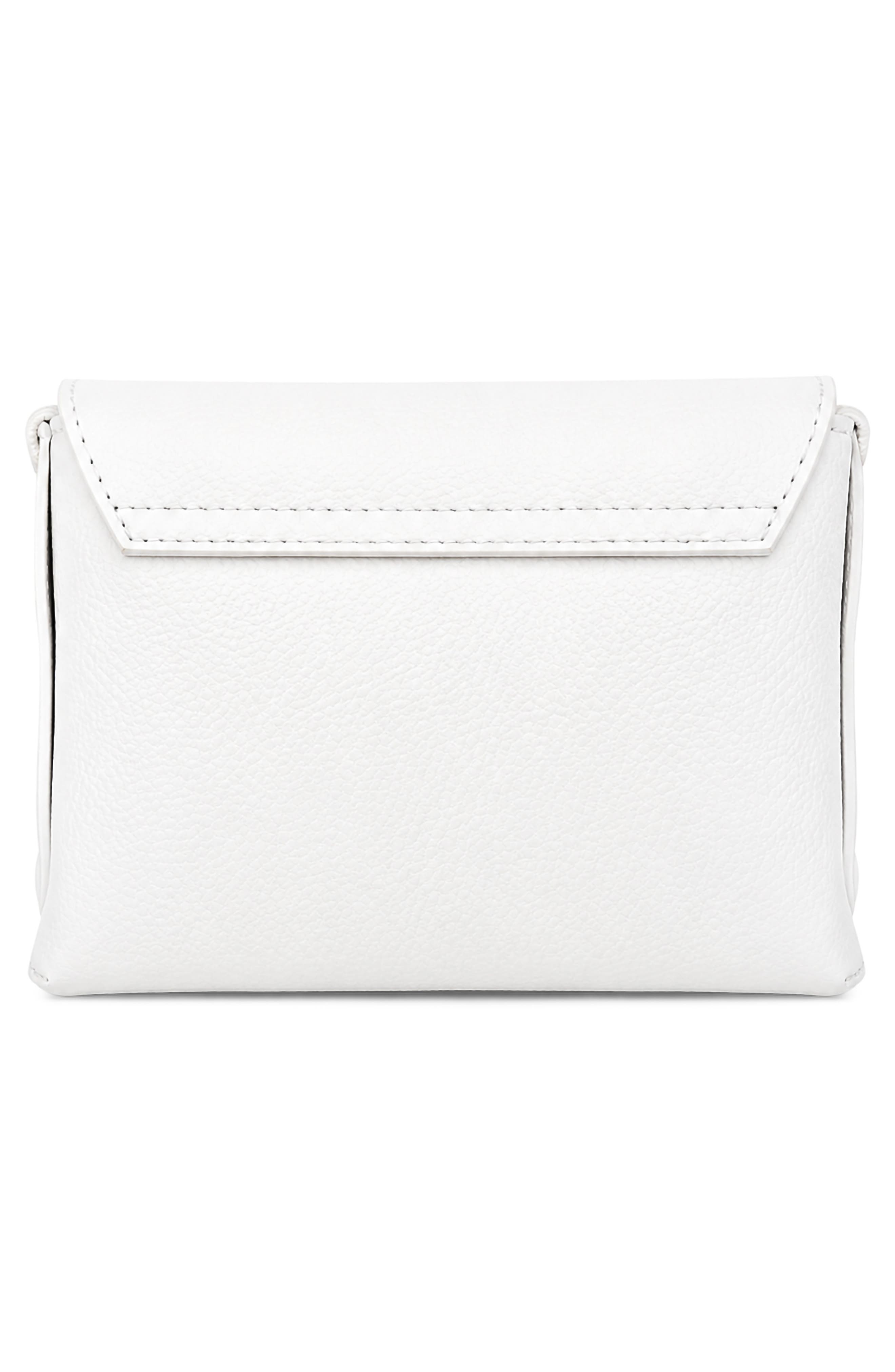 Camille Studded Leather Crossbody Bag, Alternate, color, WHITE