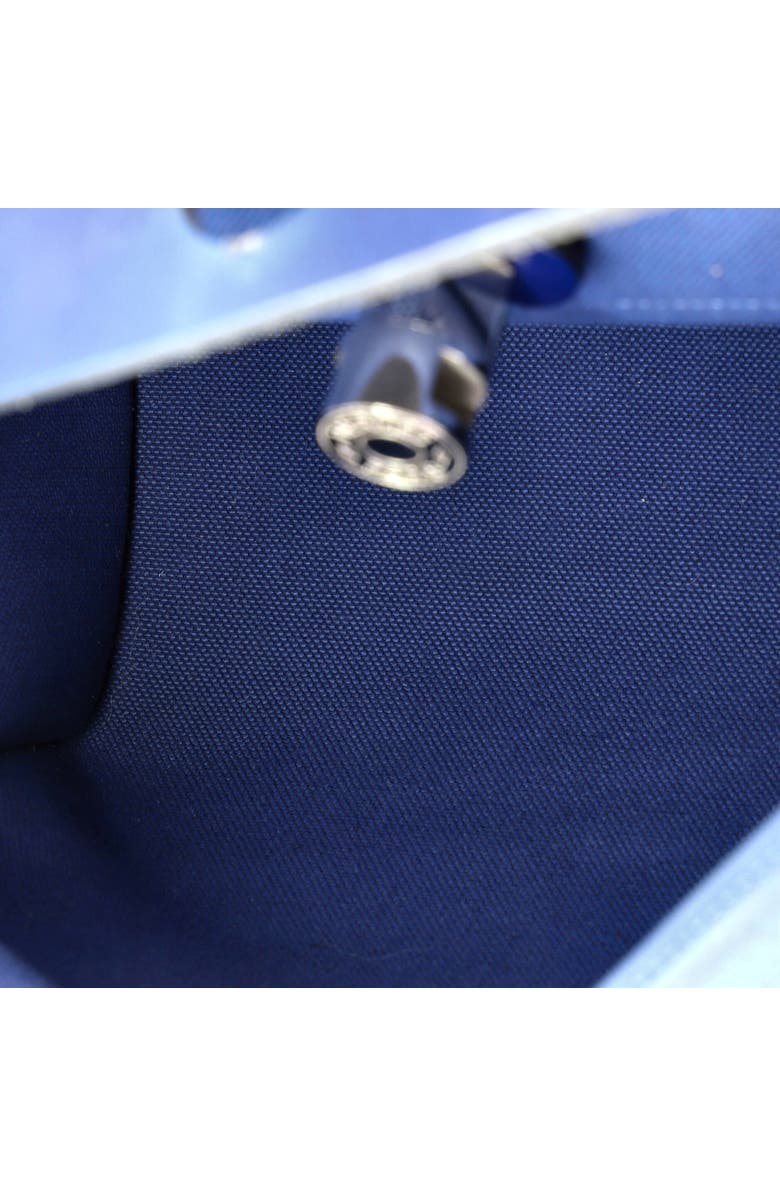 Pre-Owned Hermes Herbag Zip Leather and Toile 31, Alternate, color, Bleu Saphir