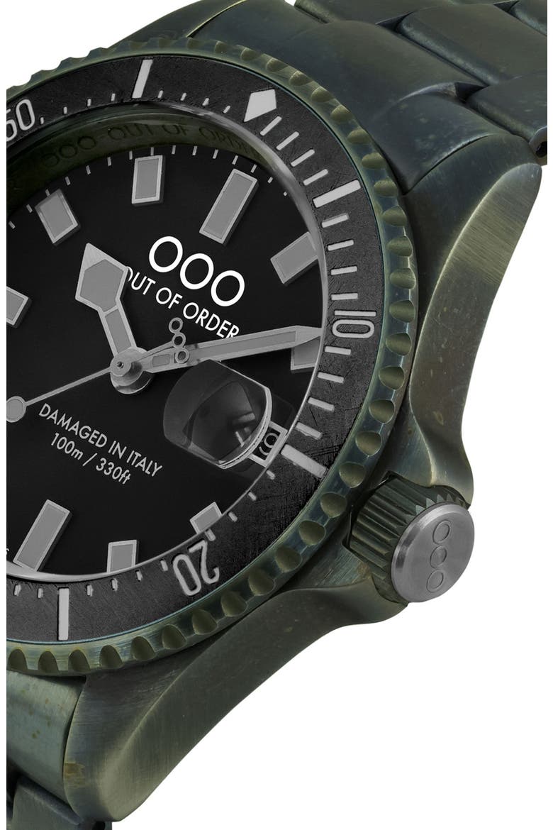 Casanova Bracelet Watch, 44mm, Alternate, color, BLACK
