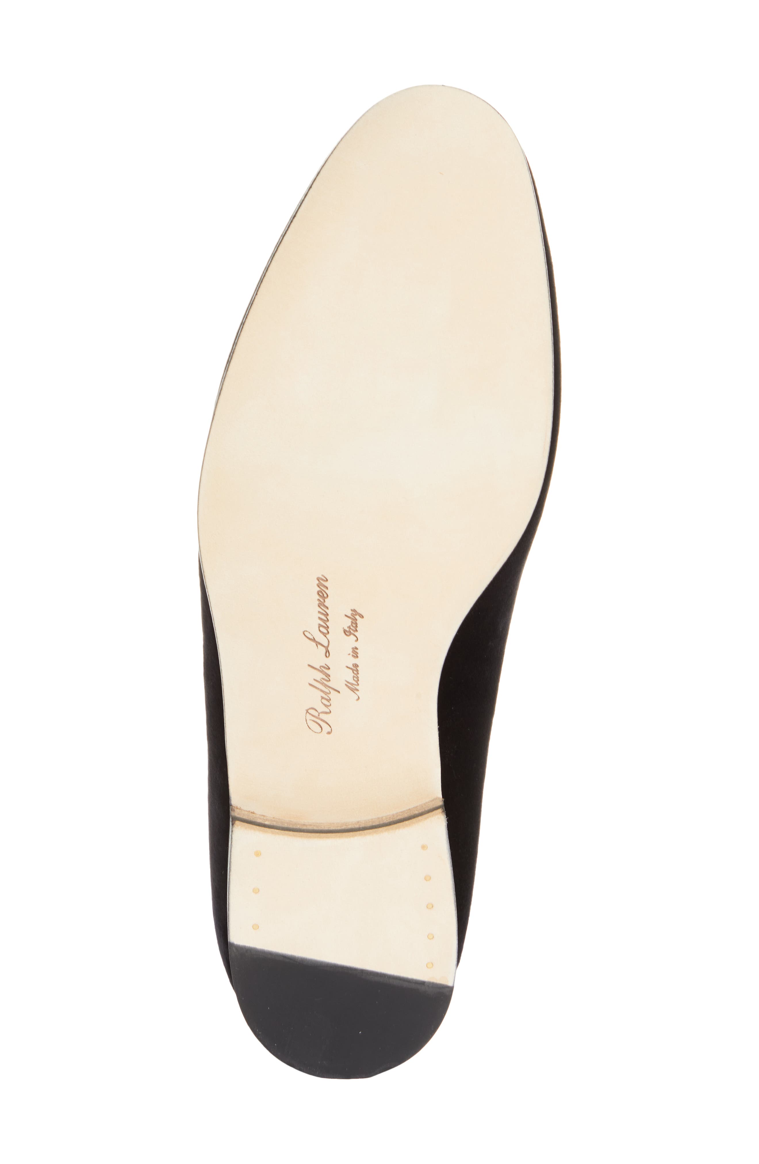 Ralph Lauren Purple Label Alonzo Smoking Slipper, Alternate, color, Black