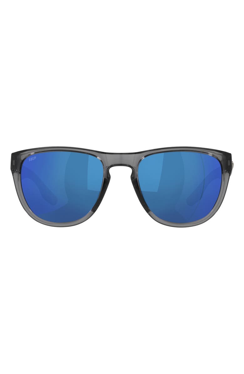 Costa Del Mar Irie 55mm Mirrored Pilot Sunglasses, Main, color, Blue