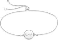 Sterling Forever Sterling Silver Constellation Disk Bolo Bracelet