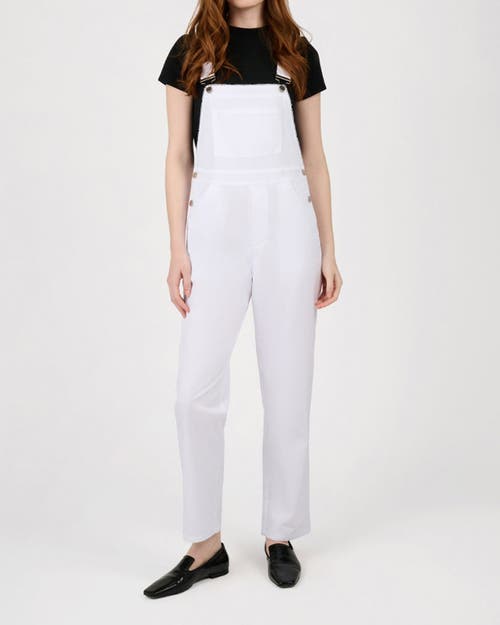 Weworewhat Basic Straight Leg Overall In White