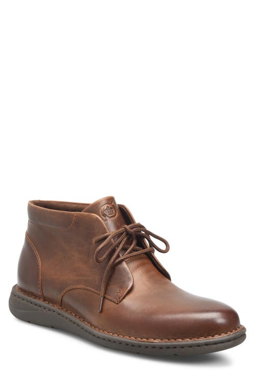 Børn Theo Chukka Boot in Dk Brown Leather 