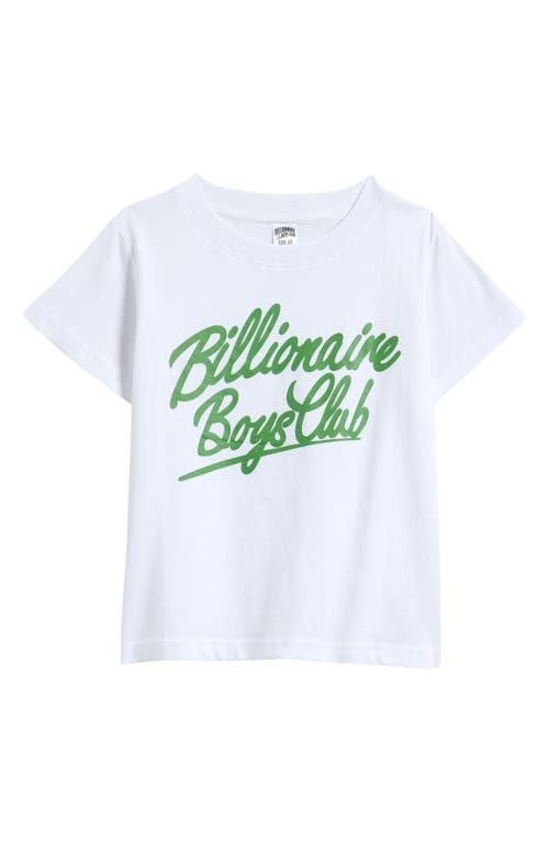 Billionaire Boys Club Kids' Bb Billonaut Graphic T-shirt In White