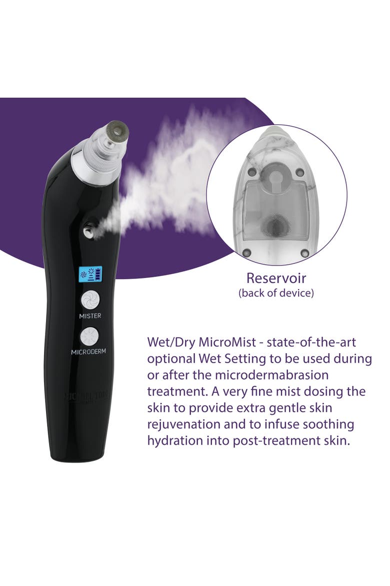 SonicRefresher Wet/Dry Sonic Microdermabrasion & Pore Extraction System, Alternate, color, Absorbs all light; no hue.