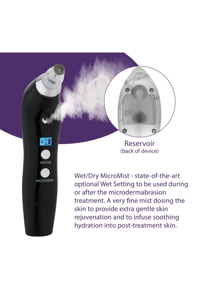 MICHAEL TODD BEAUTY SonicRefresher Wet/Dry Sonic Microdermabrasion & Pore Extraction System, Alternate, color, Absorbs All Light; No Hue.