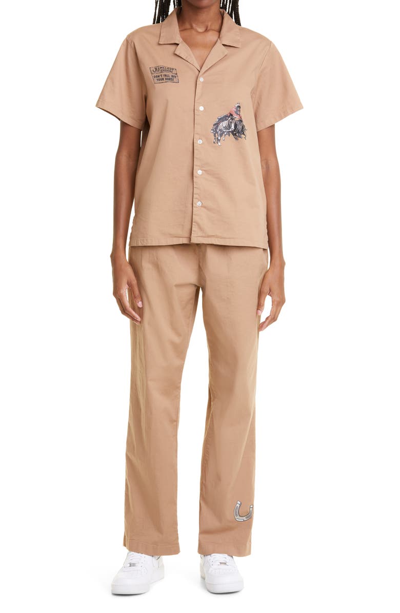 Melody Ehsani Whitney Cowgirl Button-Up Shirt, Alternate, color, 