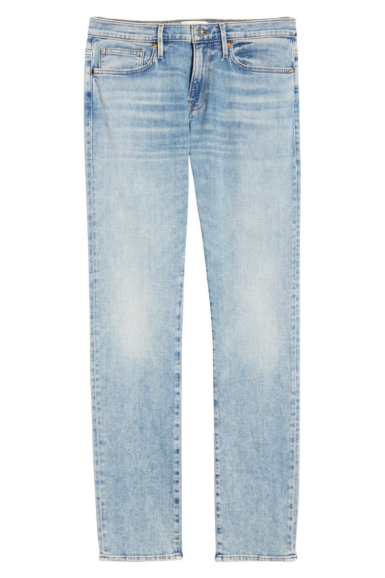 L'Homme Degradable Slim Fit Organic Cotton Jeans, Alternate, color, SEINE