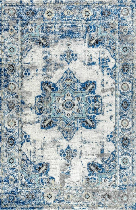 Modern Persian Boho Vintage Medallion Area Rug