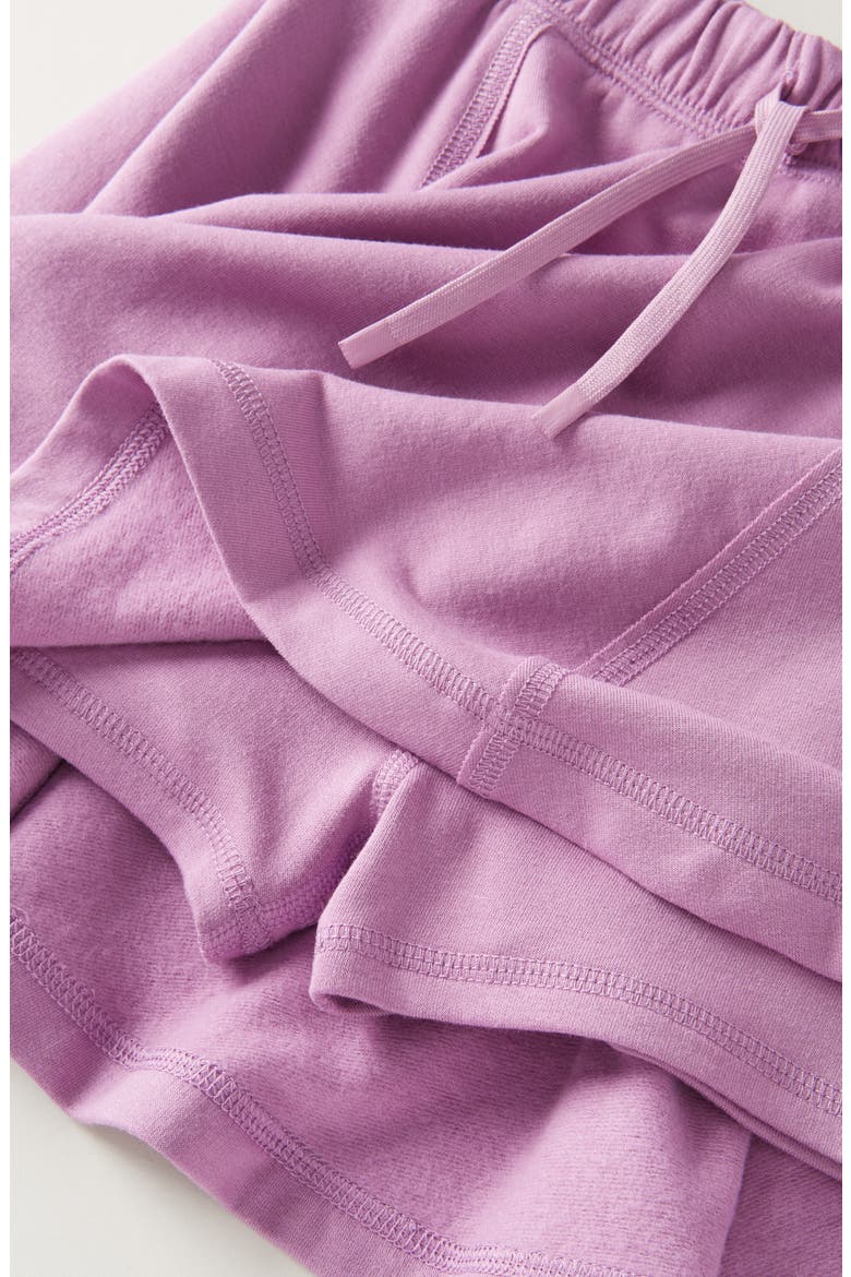 Kids' Step Up Fleece Skort, Alternate, color, PURPLE CANYON