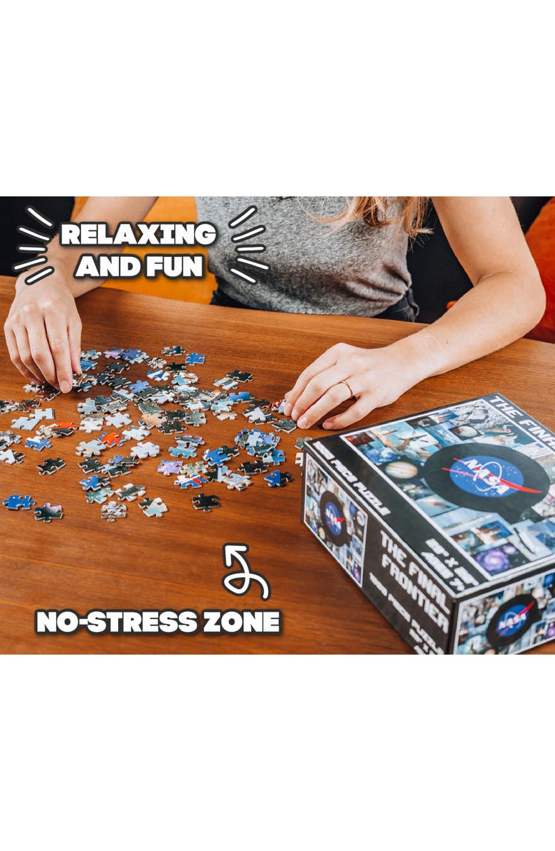 Toynk The Final Frontier NASA Space Puzzle | 1000 Piece Jigsaw Puzzle, Alternate, color, Blue