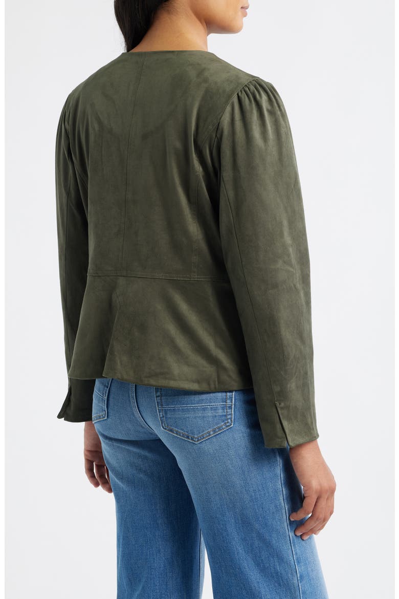 Peplum Jacket, Alternate, color, LAUREL WREATH