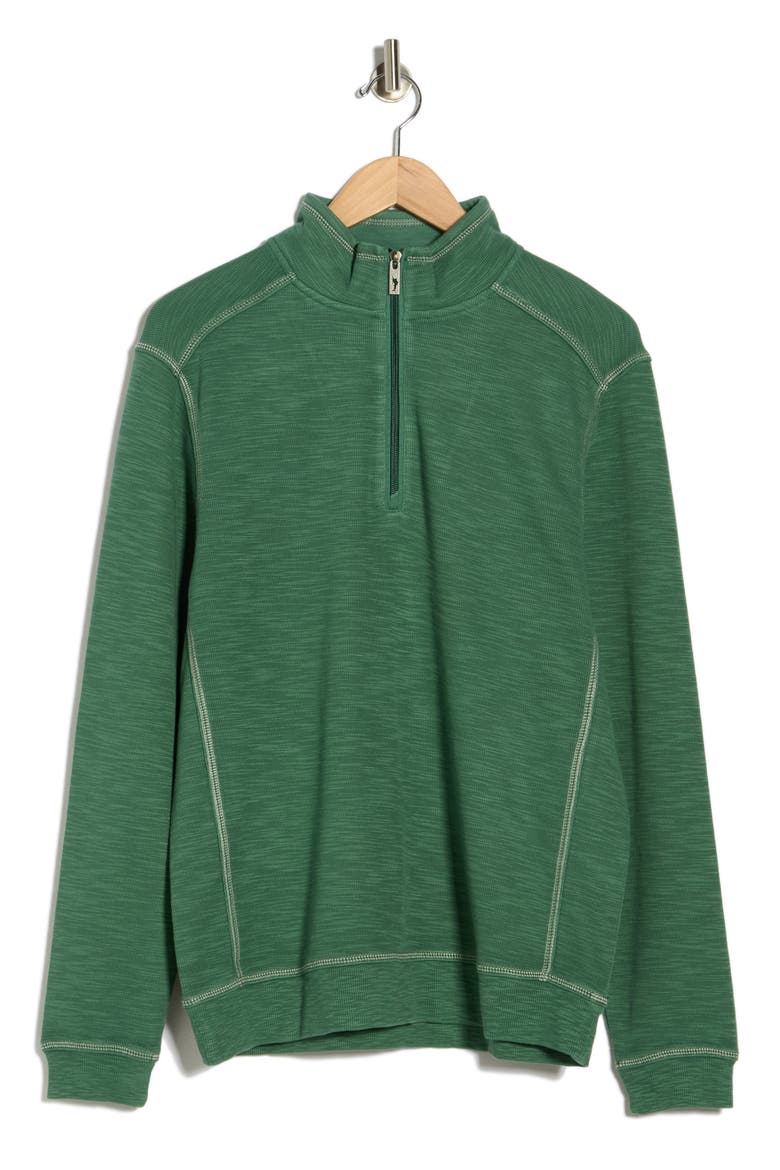 Sport Tobago Bay Half Zip Sweatshirt, Main, color, VIRIDIAN