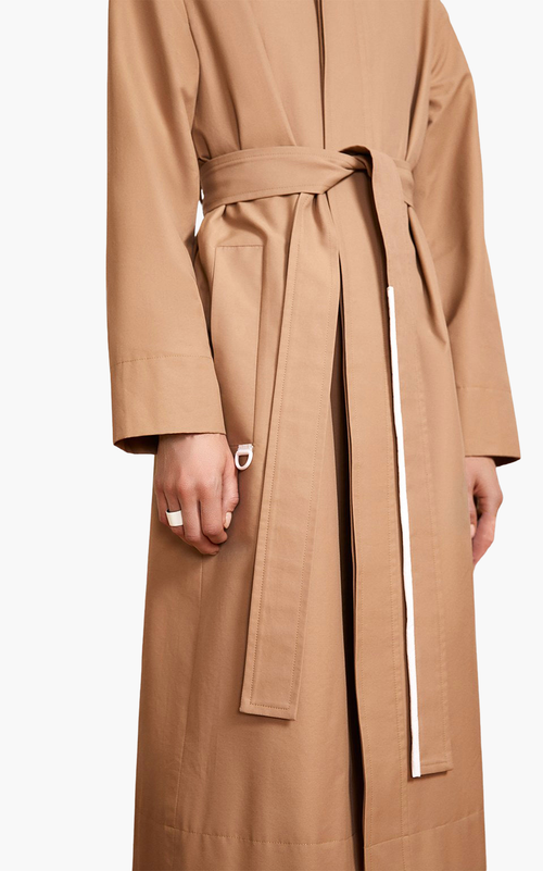 Caalo Reversible Sustainable Down Coat In Camel