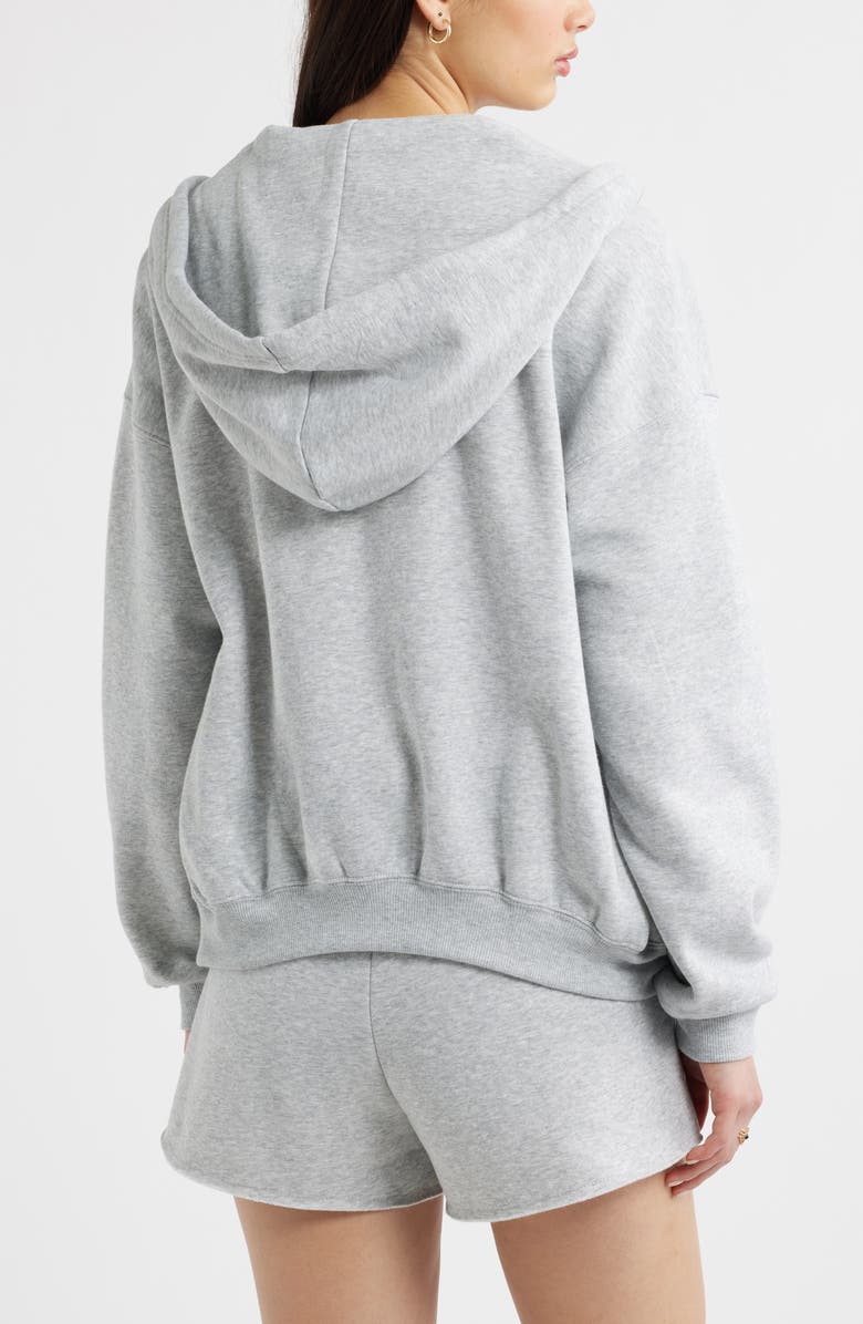BP. Bubble Zip Hoodie, Alternate, color, Grey Soft Heather
