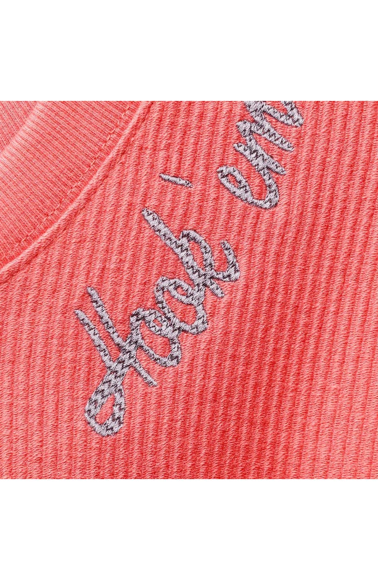 LEAGUE COLLEGIATE WEAR Women's League Collegiate Wear Texas Orange Texas Longhorns Corded Timber Cropped Pullover Sweatshirt, Alternate, color, Burnt Orange