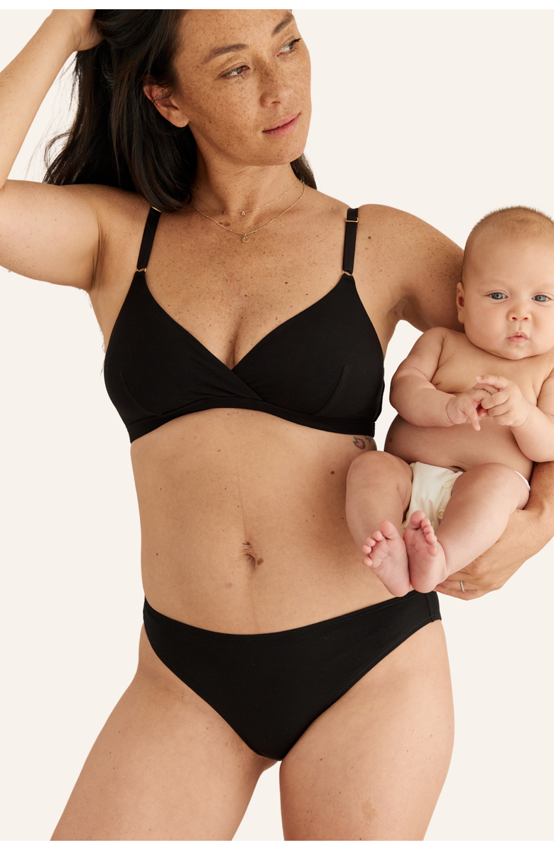 Embrace Soft-Cup Nursing Bra, Main, color, Black