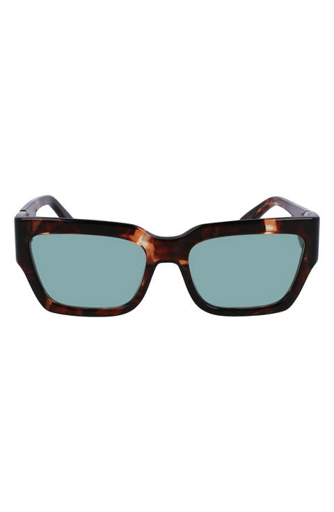 55mm Rectangular Sunglasses