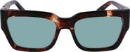 Longchamp 55mm Rectangular Sunglasses