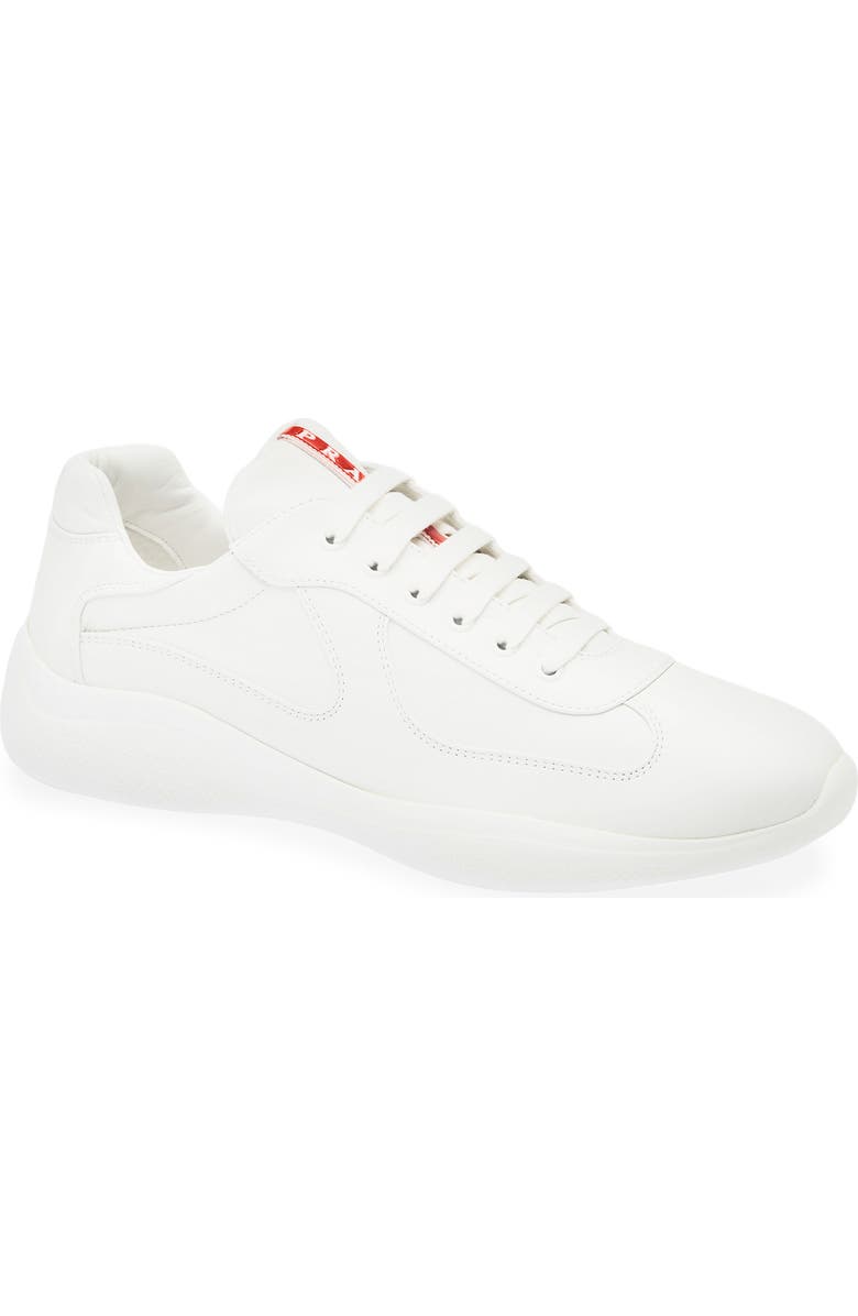 Prada America's Cup Sneaker, Main, color, Bianco