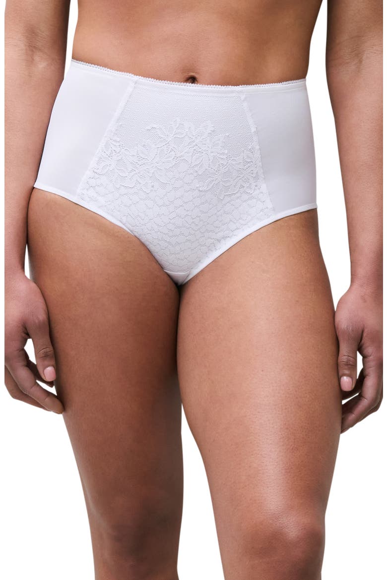 Maris High Waist Support Briefs, Main, color, WHITE