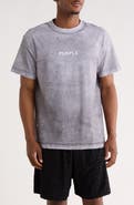 PURPLE BRAND Logo Textured Jersey T-shirt