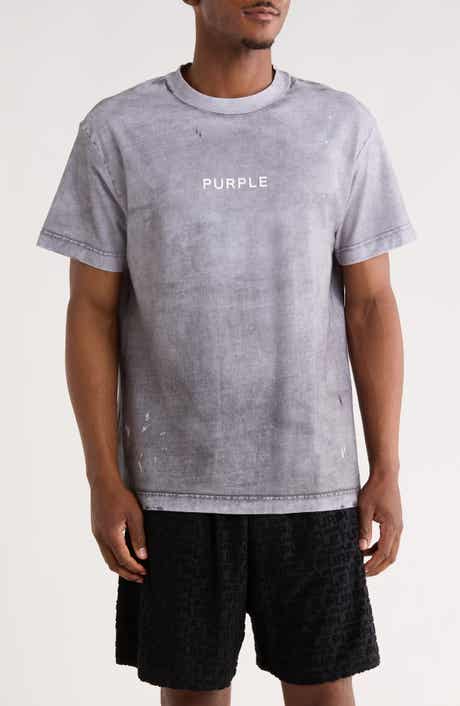 PURPLE BRAND Logo Textured Jersey T-shirt
