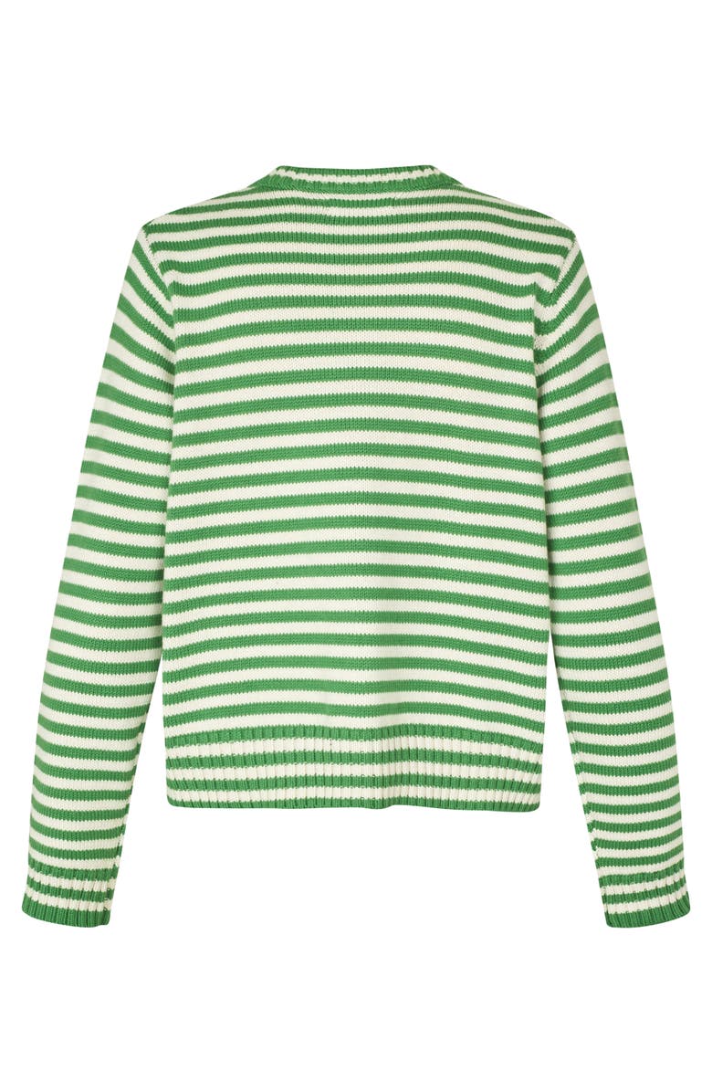 Masai Copenhagen MaLucanja Striped Cardigan, Alternate, color, Mint Green