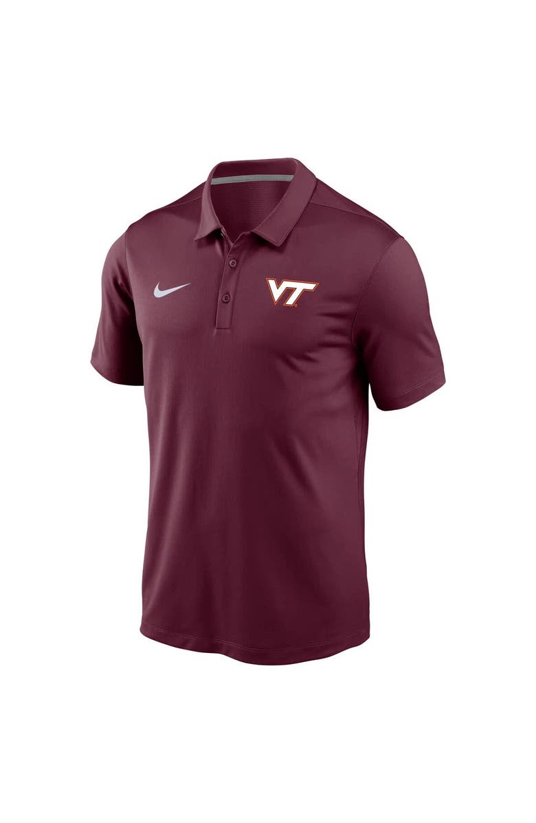 Nike Men's Nike Maroon Virginia Tech Hokies Victory Solid Performance Polo, Alternate, color, Maroon
