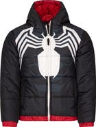 Marvel Spider-Man Hooded Zip-Up Puffer Jacket