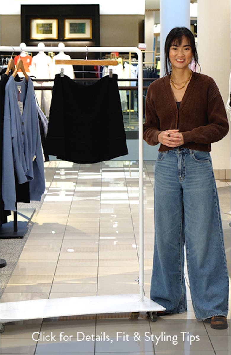 Lapped Seam Miniskirt, sales video thumbnail