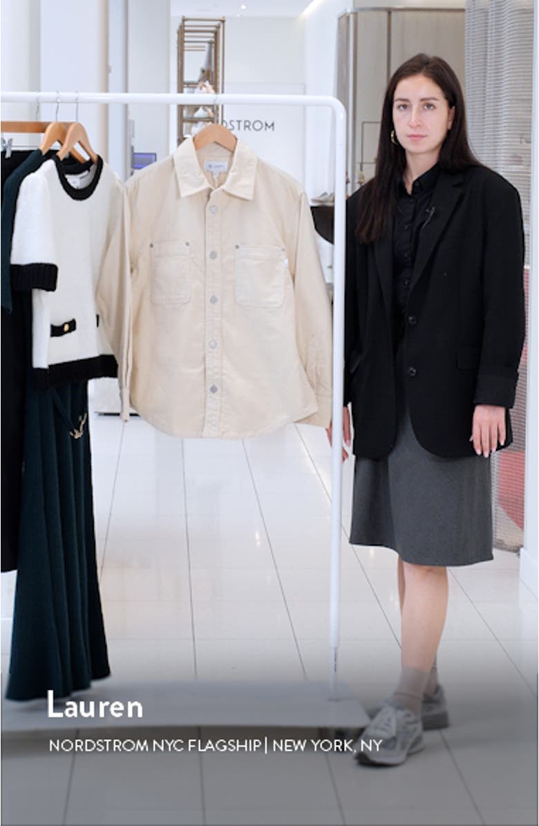 Anabelle Corduroy Overshirt, sales video thumbnail