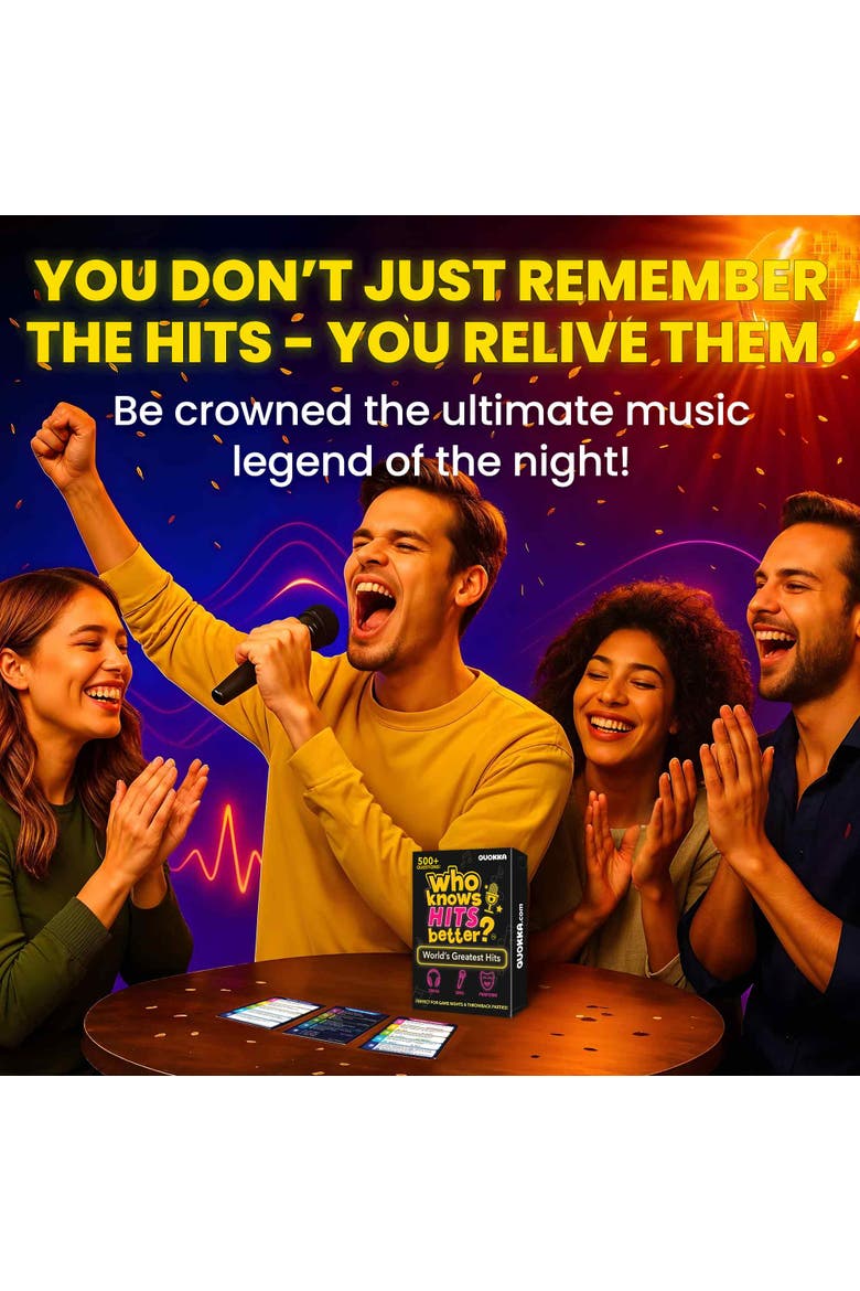 Who Knows Music Better? Ultimate Music Trivia Games for Adults & Family, Alternate, color, Hits