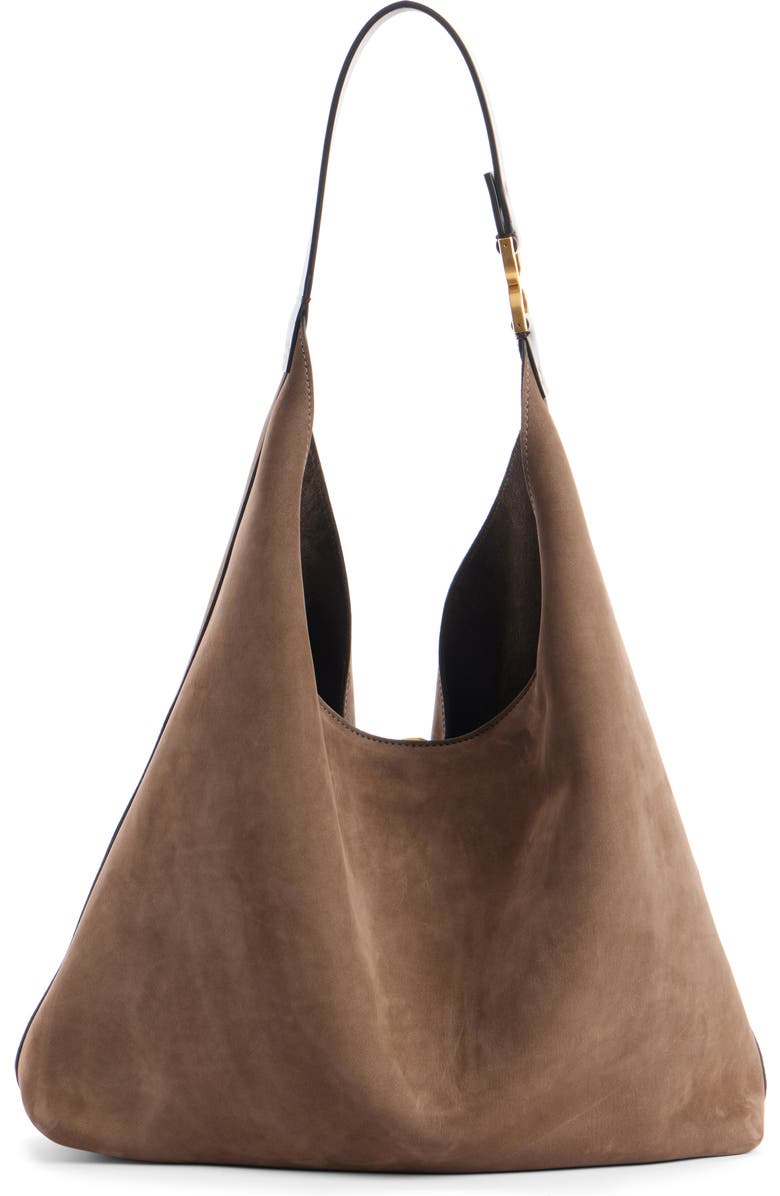 Chloé Marcie Suede Hobo Bag, Alternate, color,