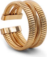 SAACHI Multirow Snake Chain Cuff Bracelet