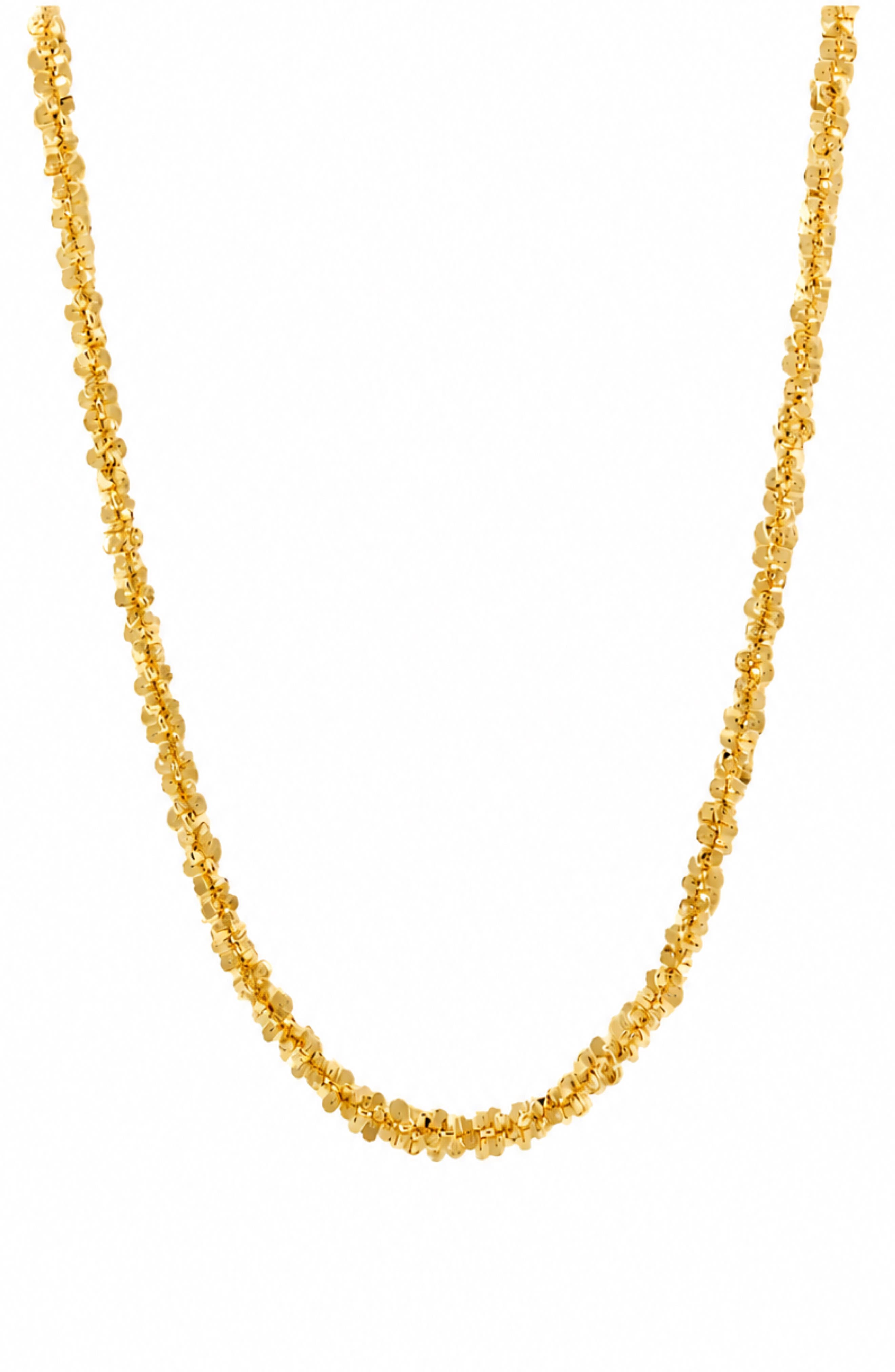 Twisted Rock Chain Necklace