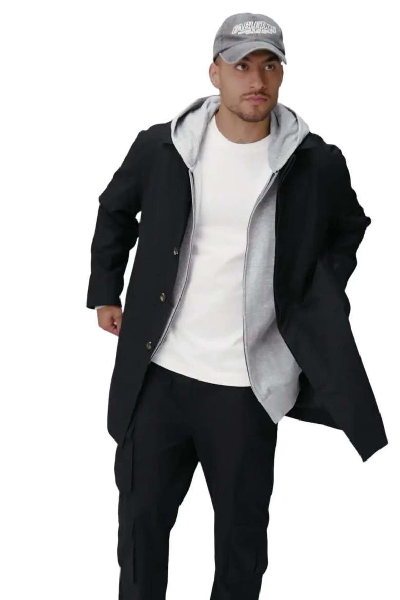 The Don Overcoat, Alternate, color, Black