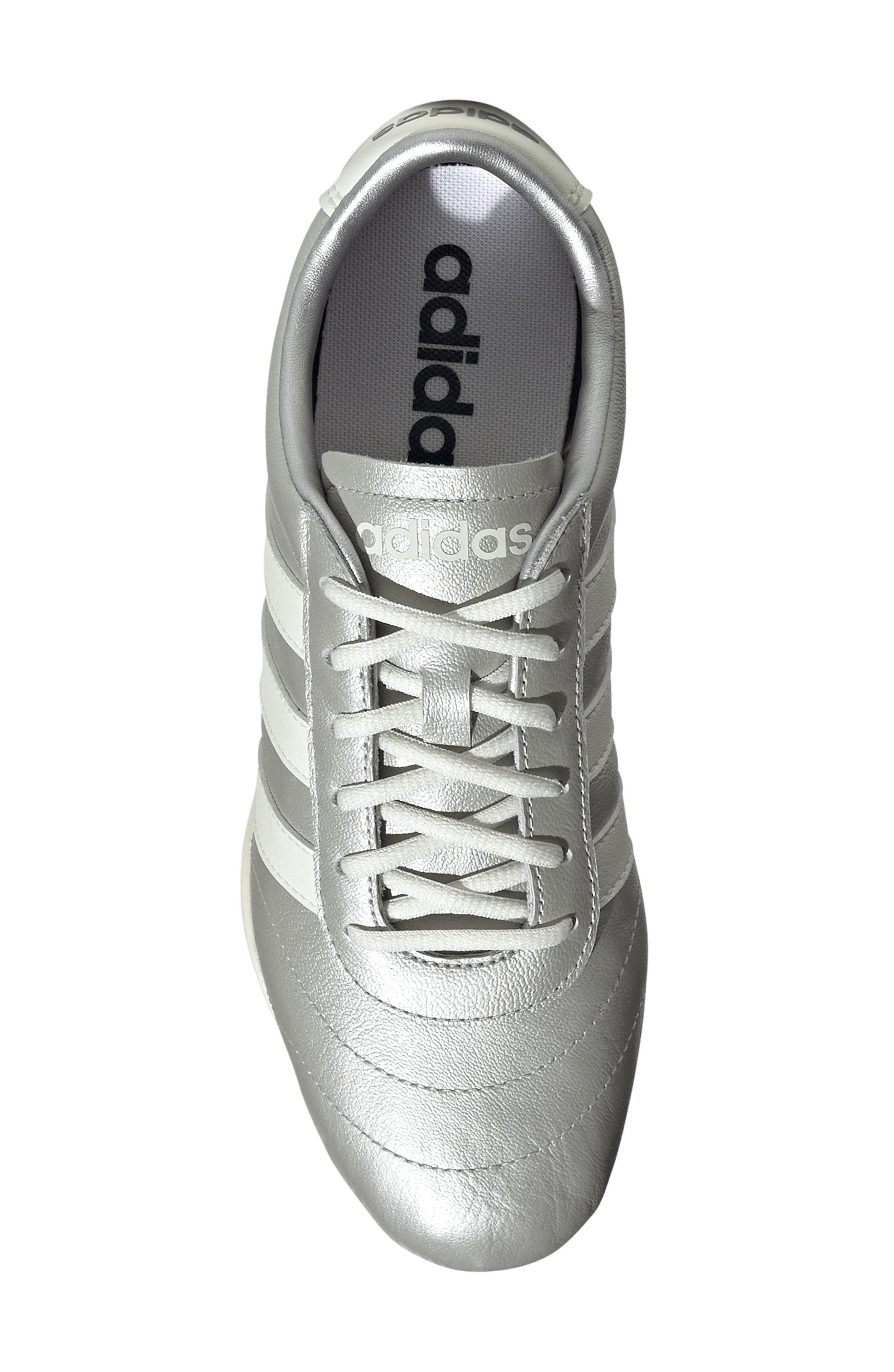 Grand Court Lo Sneaker, Alternate, color, SILVER/ OFF WHITE/ WHITE