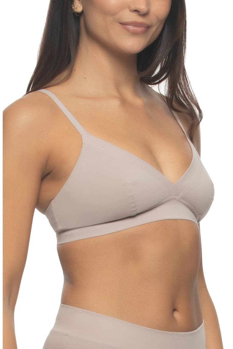 Assorted 2-Pack Stretch Cotton Bralettes, Alternate, color, BALLET