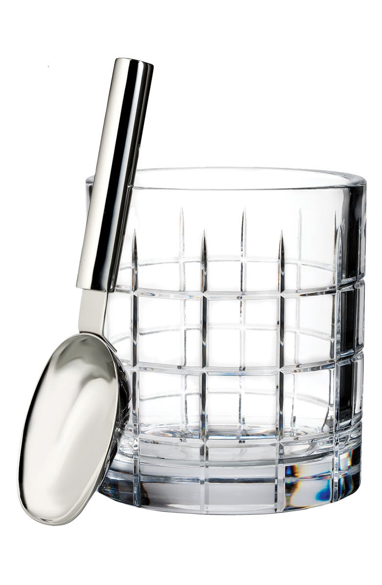 Waterford Cluin Lead Crystal Ice Bucket & Scoop, Main, color,