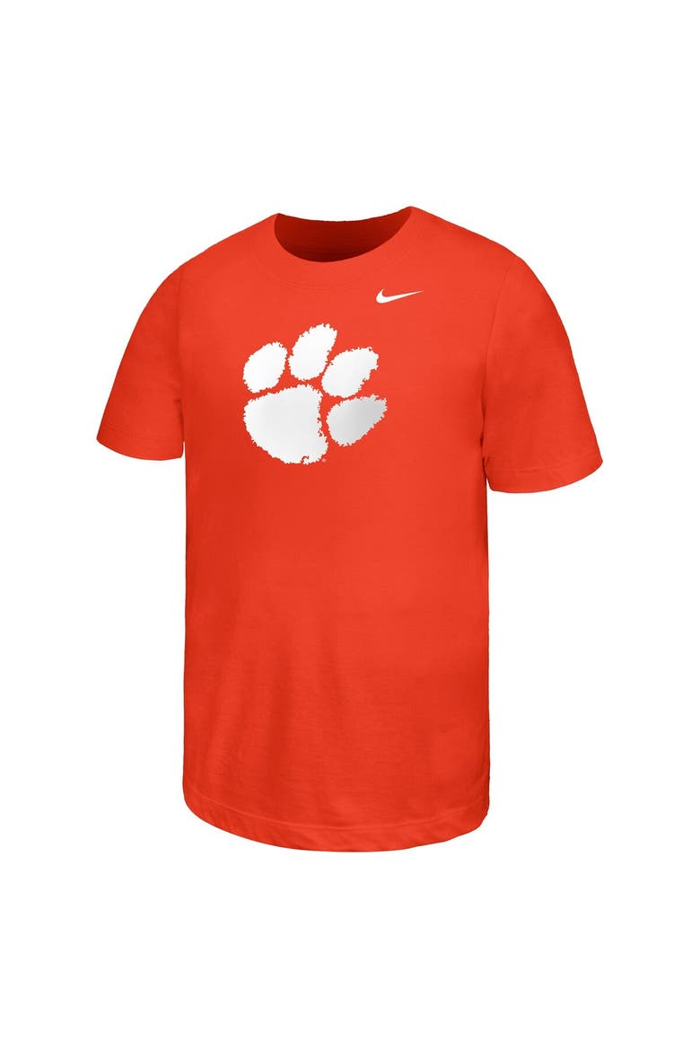 Youth Nike Orange Clemson Tigers Logo T-Shirt, Alternate, color, Orange