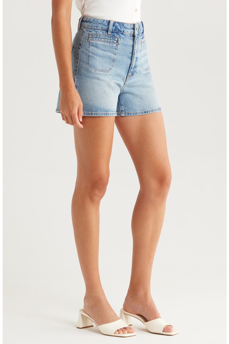 Dani High Waist Cutoff Denim Shorts, Alternate, color, EXPEDITION